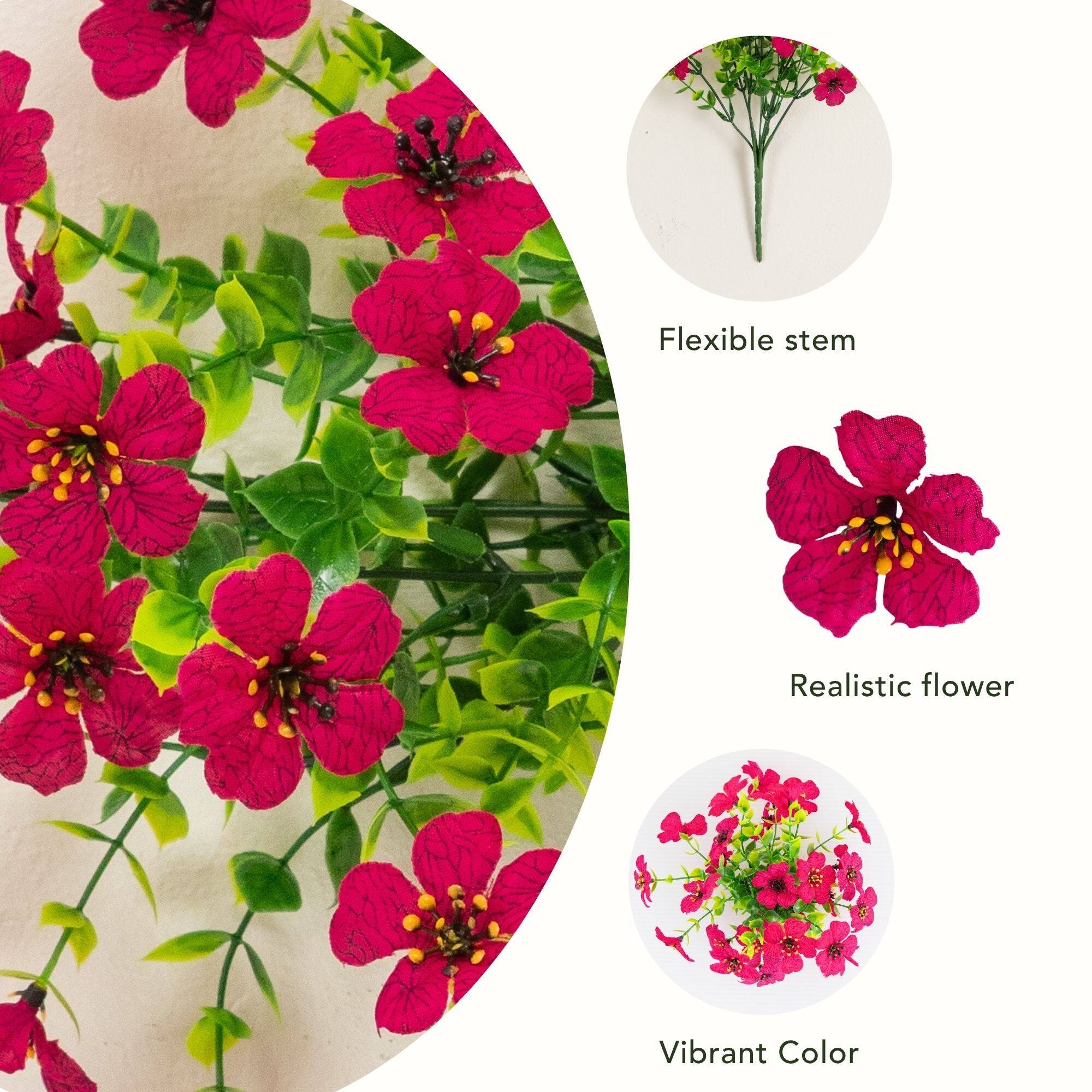 13" UV Resistant Artificial Daisy Bushes